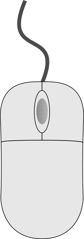 Simple Computer Mouse - Openclipart