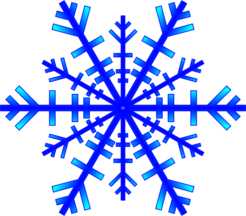 Blue Snowflake