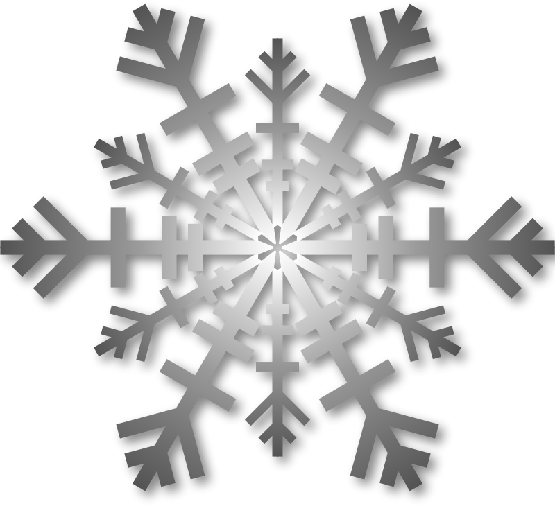 silver snowflakes png