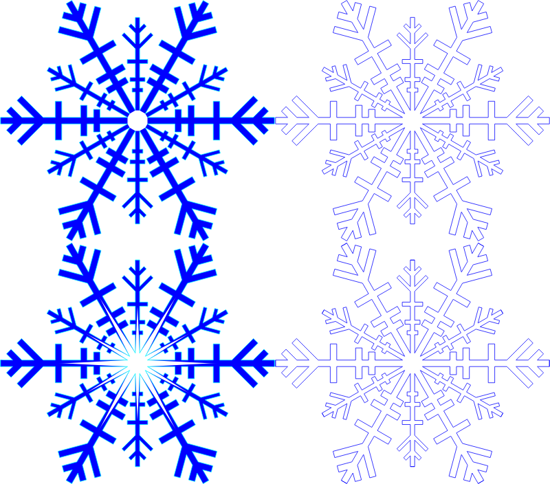 Snowflakes - path comparision