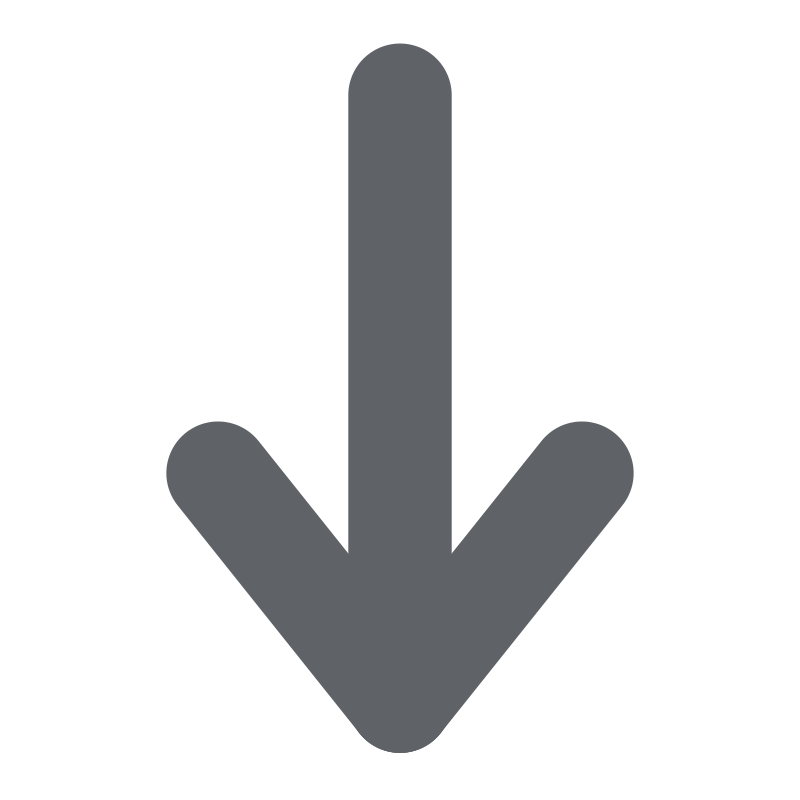 grey down arrow icon png