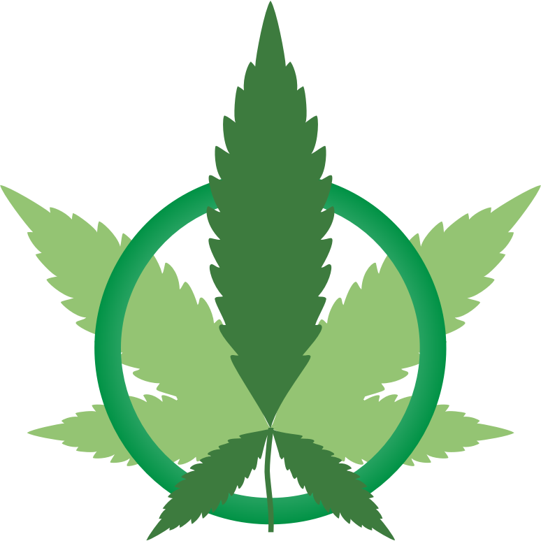 Marijuana Peace Symbol Variation 2