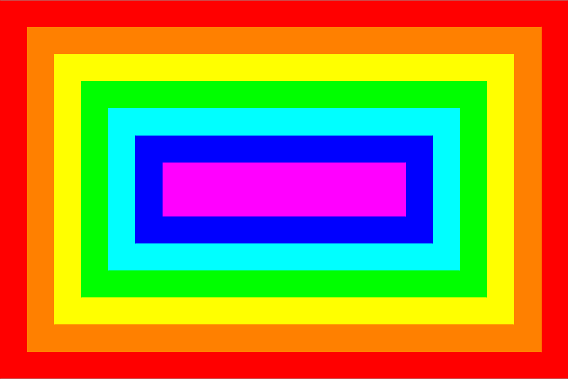 Rectangular Gradient without gaps