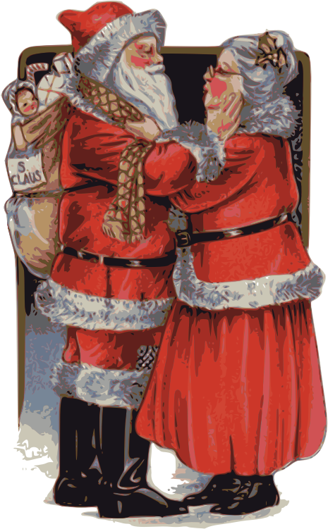 Mrs Claus and Santa