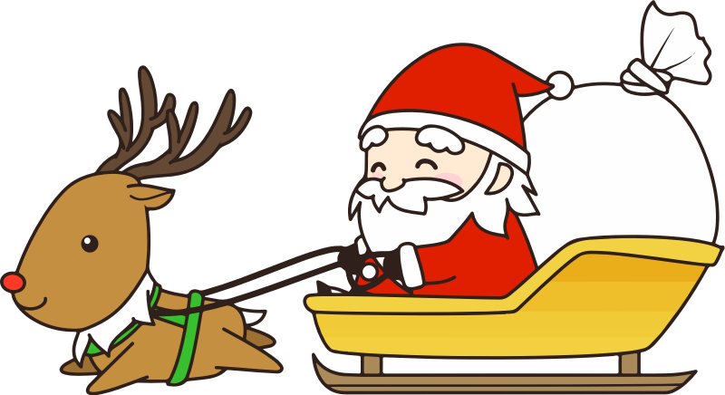 Santa in Sleigh (#2)