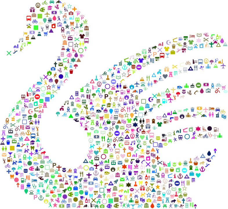 Swan Silhouette 3 Public Domain Icons Prismatic