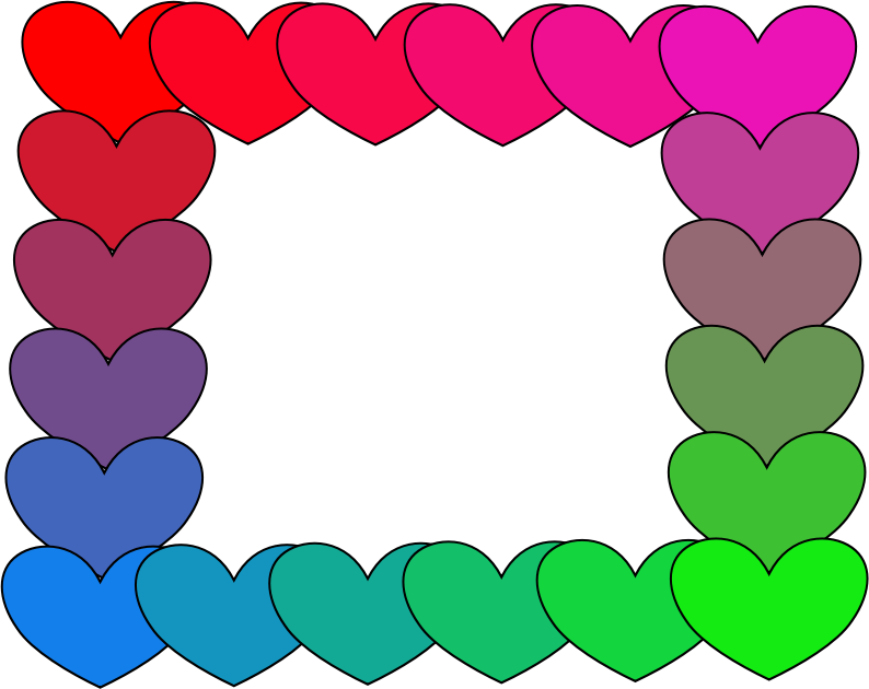 Heart border