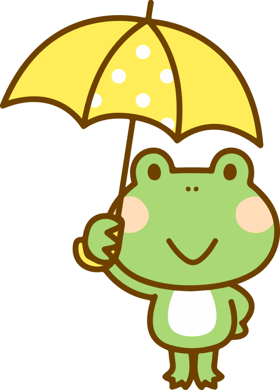 Frog with Umbrella