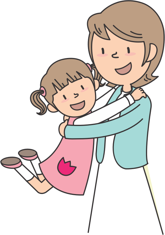 Mother and Daughter (#3) - Openclipart