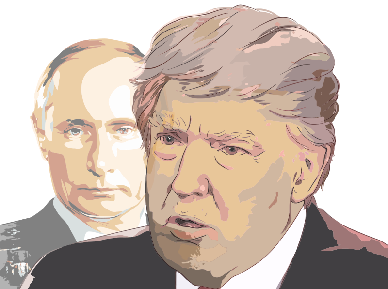 Putin Behind Trump