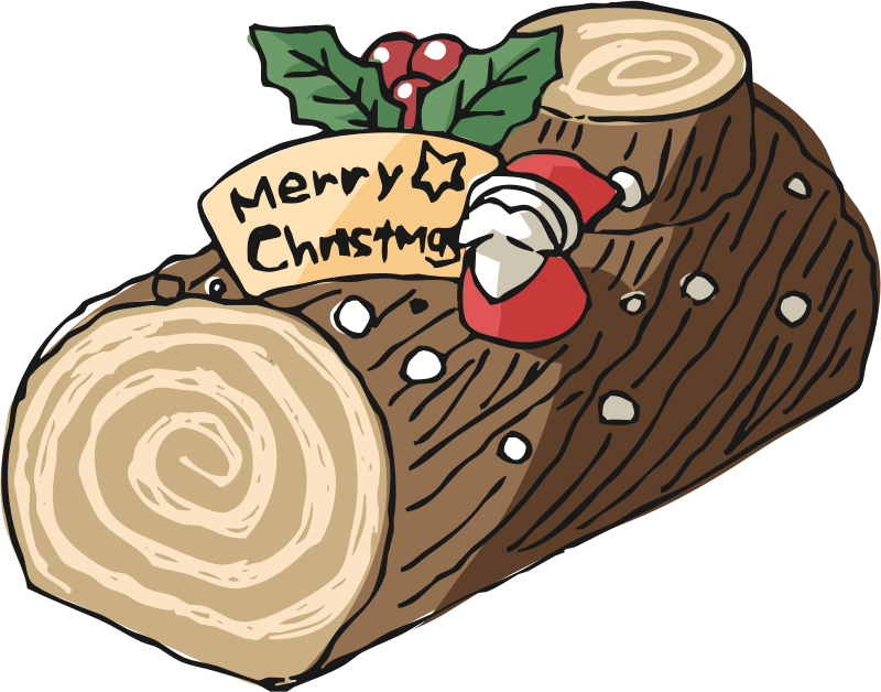 Christmas Log Cake