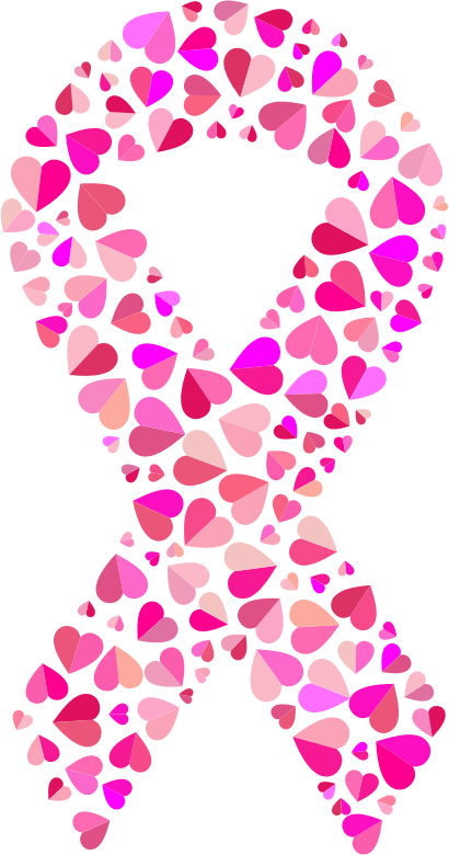 Pink Hearts Ribbon