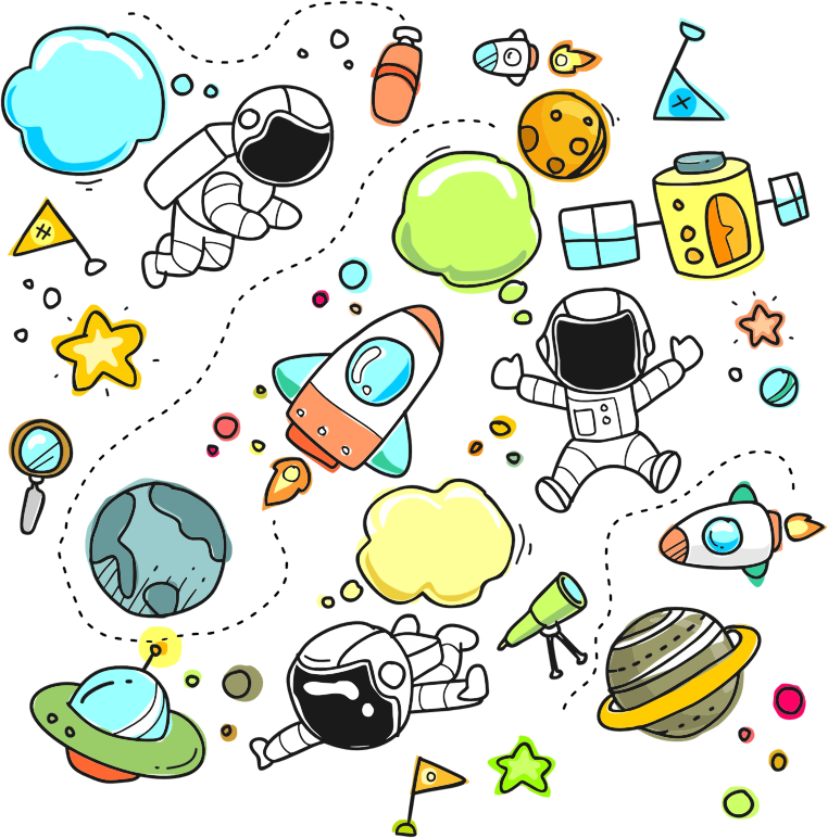 Space Theme Collage By pencilparker - Openclipart