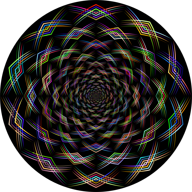 Geometric Lines Vortex Chromatic