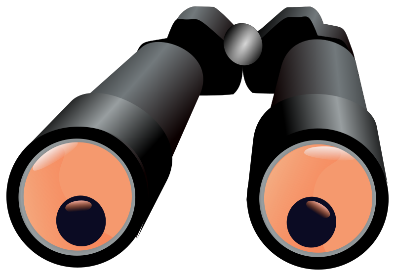 Cartoon binoculars