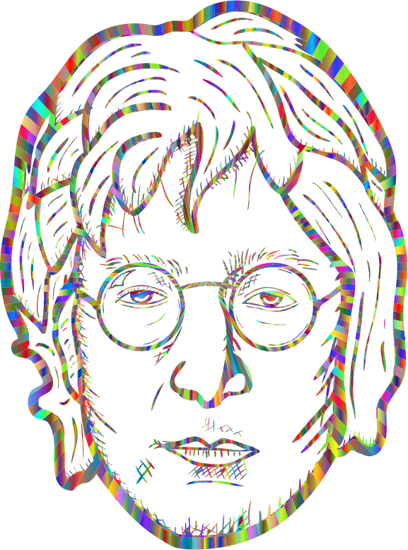 John Lennon Portrait By blambasa Polyprismatic