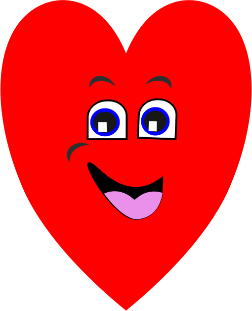 happy heart clipart