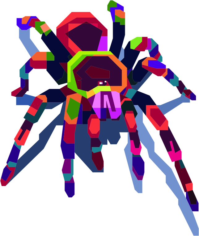 Geometric Tarantula By bayuniatini