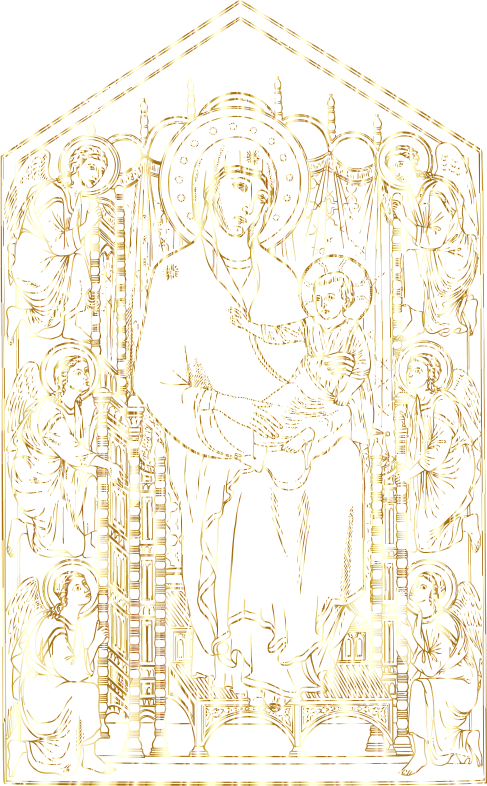 Legends Of The Madonna II Gold No BG