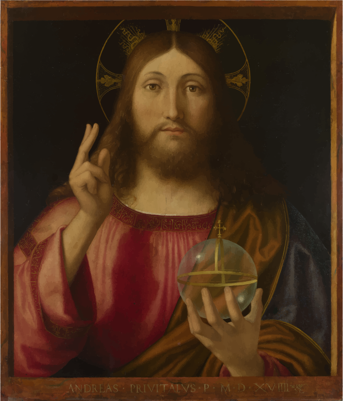 Salvator Mundi 1519 Andrea Previtali