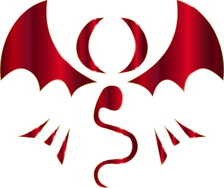 Fantasy Dragon Logo By Falco276 Crimson