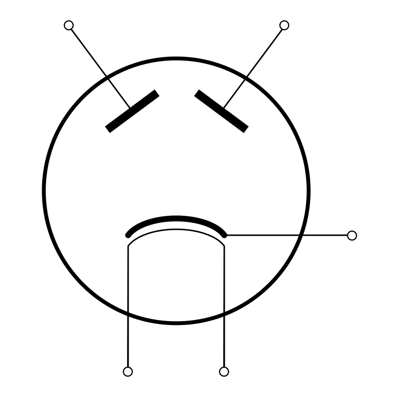 Vacuum tube - duodiode