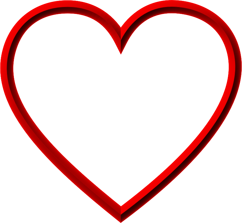 red-heart-outline-3d-openclipart