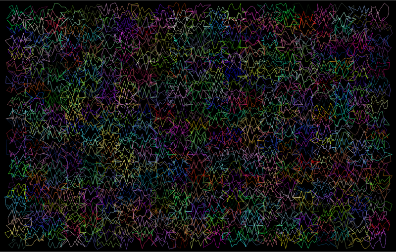 Random Scribble Strokes Prismatic