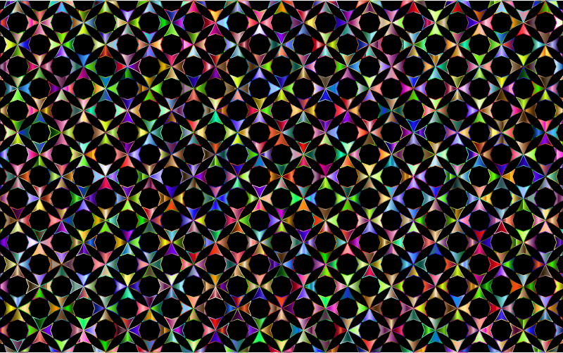 Abstract Triangular Geometric Background Polychromatic