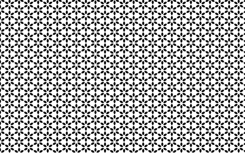 Simple Hexagonal Ellipsoids Pattern