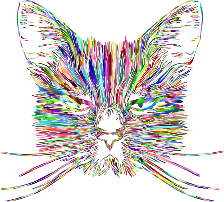 Chromatic Cat By Prettysleepy2