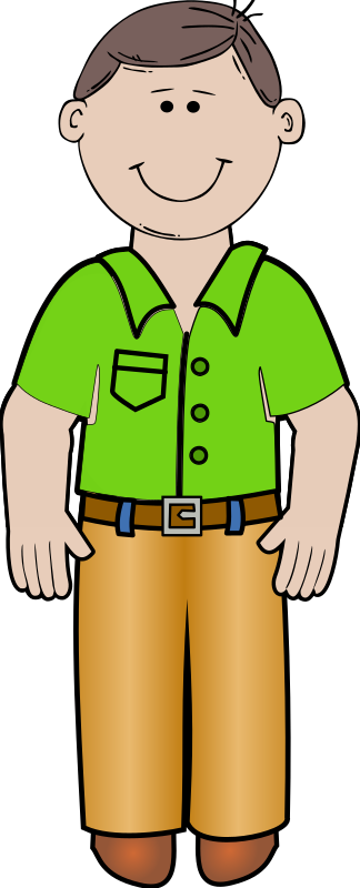 daddy standing 02 - Openclipart