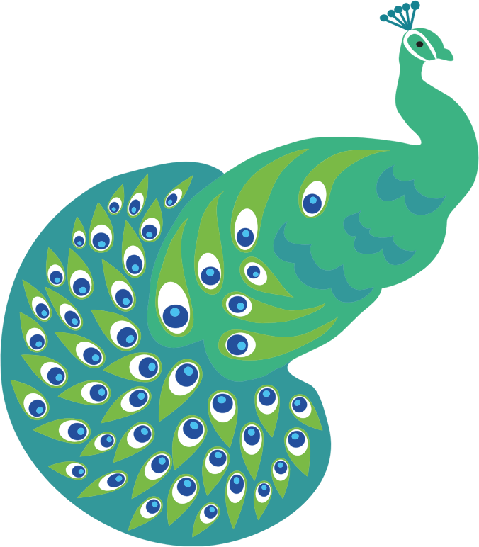 Abstract Peacock By Charlykirk Openclipart