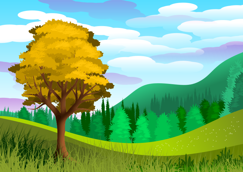 Simple tree landscape 12022019