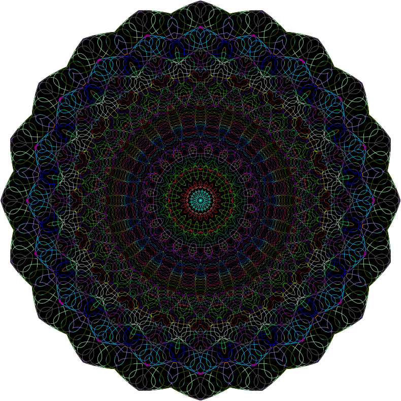 Crimson Eye Mandala