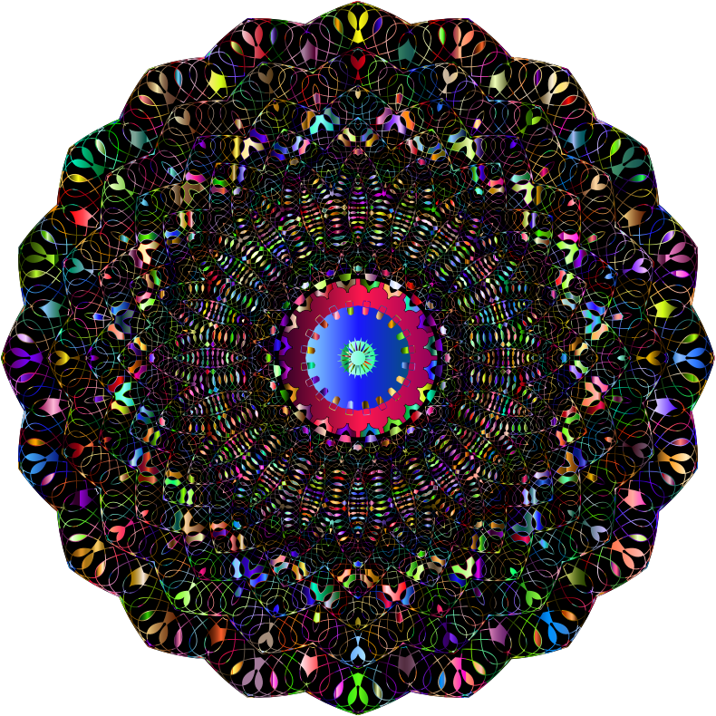 Crimson Eye Mandala Chromatic