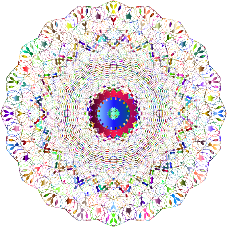 Crimson Eye Mandala Chromatic No BG