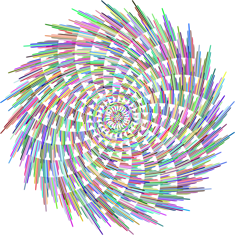 Art Deco Pinwheel Prismatic