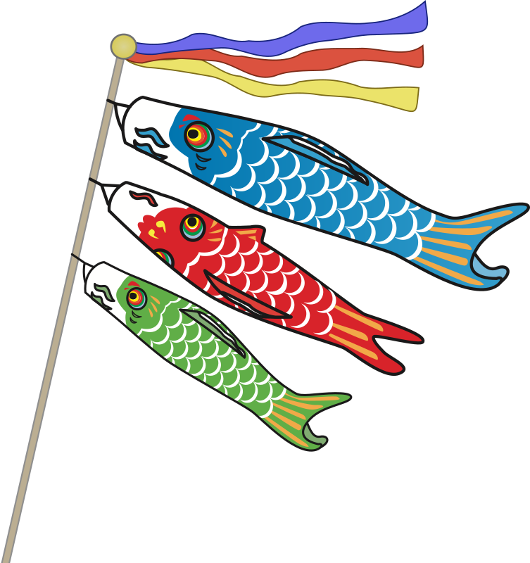 Isolated Carp Streamers