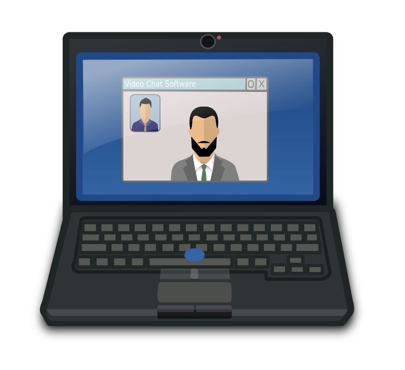 Video Chat Laptop