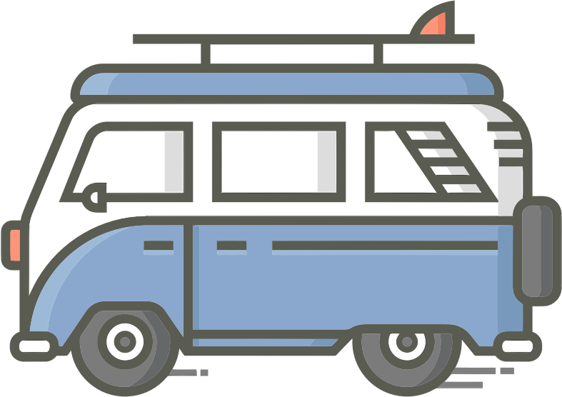 Retro Van Icon By Pettycon