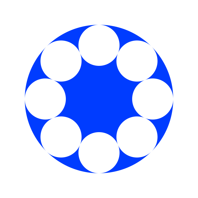 8 circles