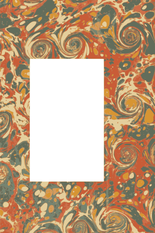 Marbled Paper Frame 1