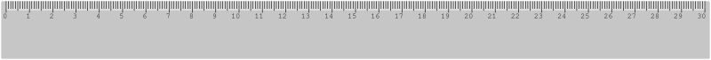 semi transparent ruler