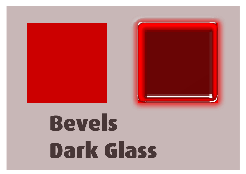 Bevels Dark Glass 