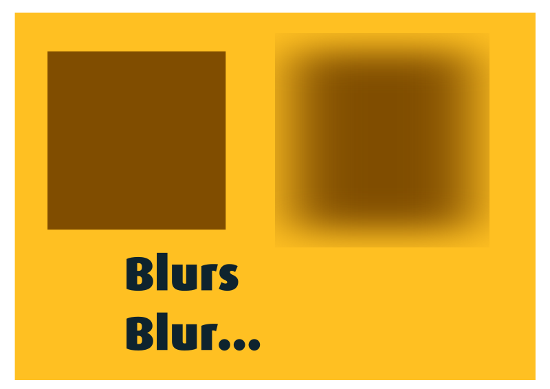Blurs Blur...