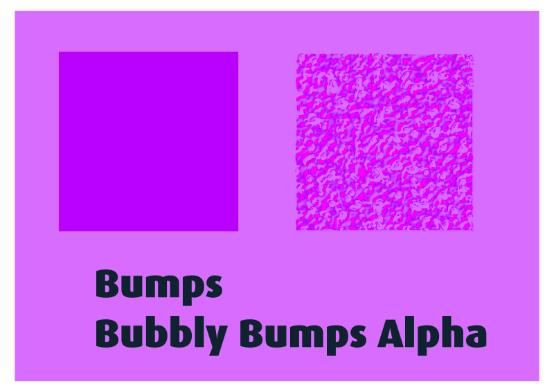 Bumps Bubbly Bumps Alpha