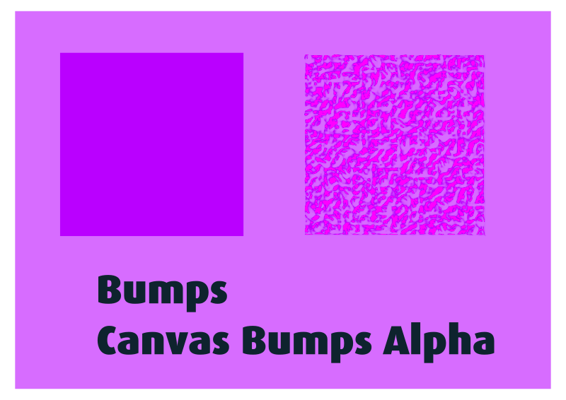 Bumps Canvas Bumps Alpha