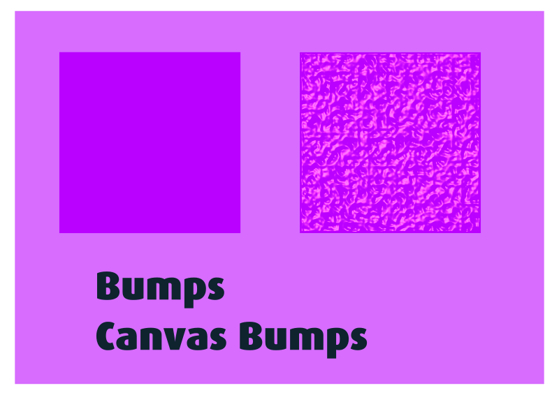 Bumps Canvas Bumps