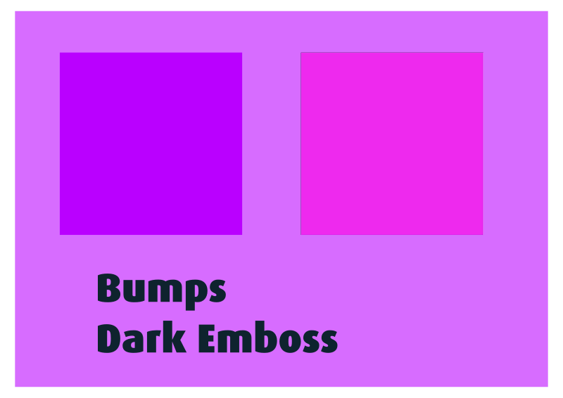 Bumps Dark Emboss